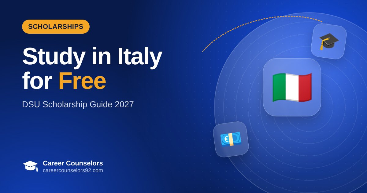 How to Study in Italy for Free: DSU Scholarship Guide for Pakistani Students (2027)